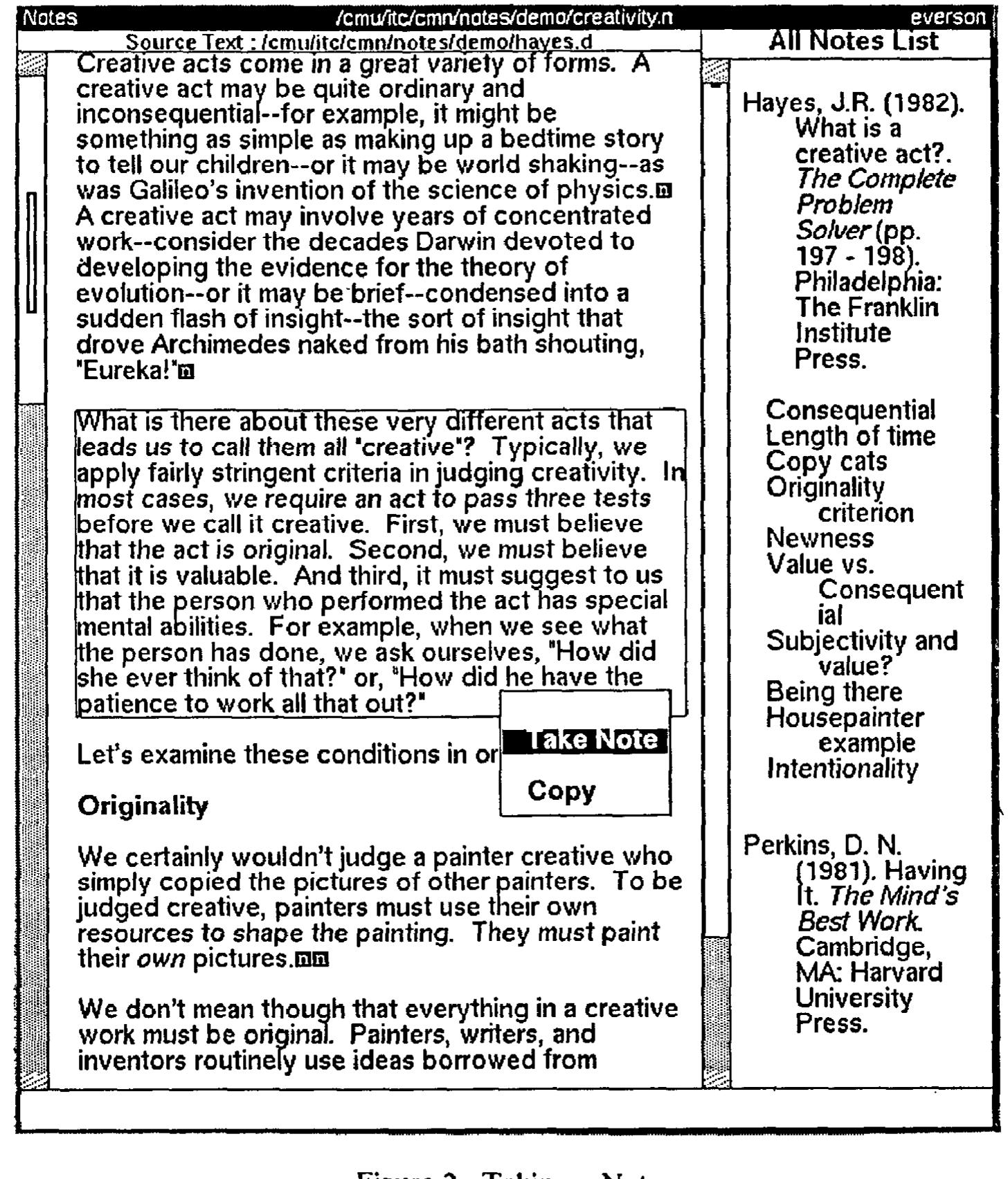 (PDF) The Notes program