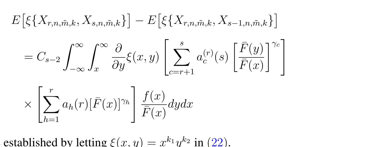 (PDF) Relations for moments of generalised order statistics based on ...