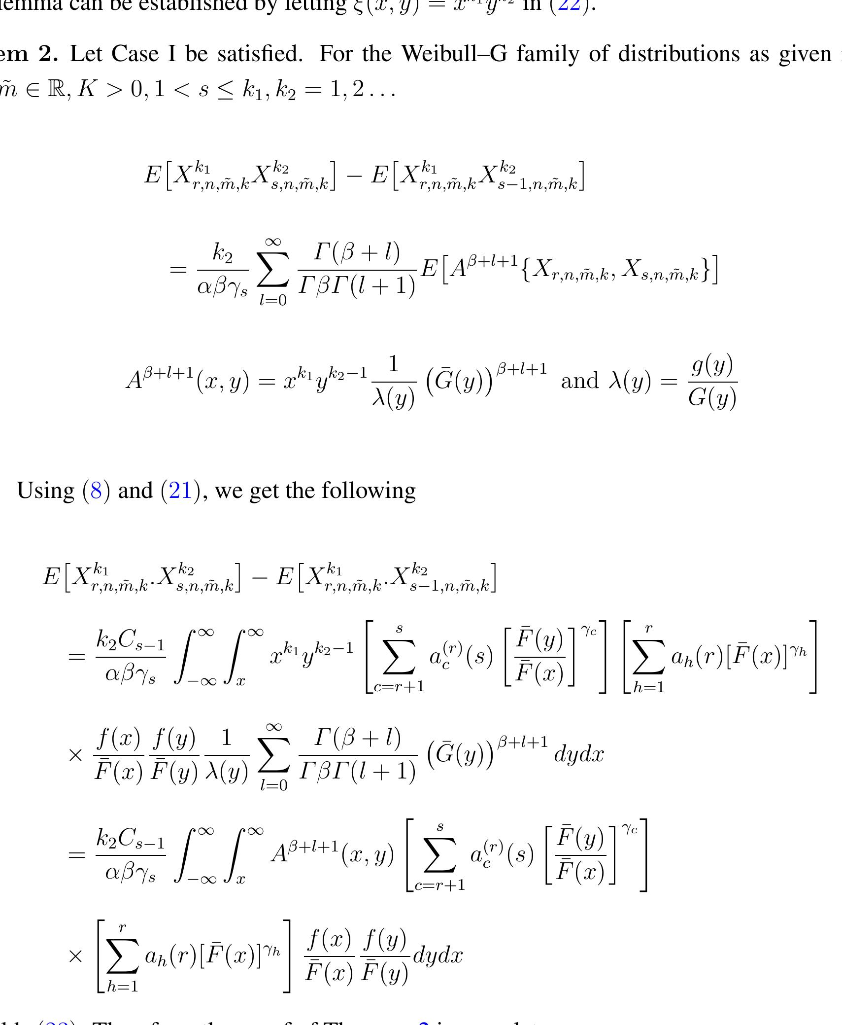 (PDF) Relations for moments of generalised order statistics based on ...