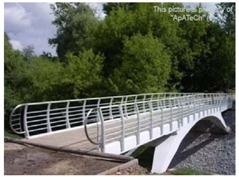 Apatech arched footbridge, [12].