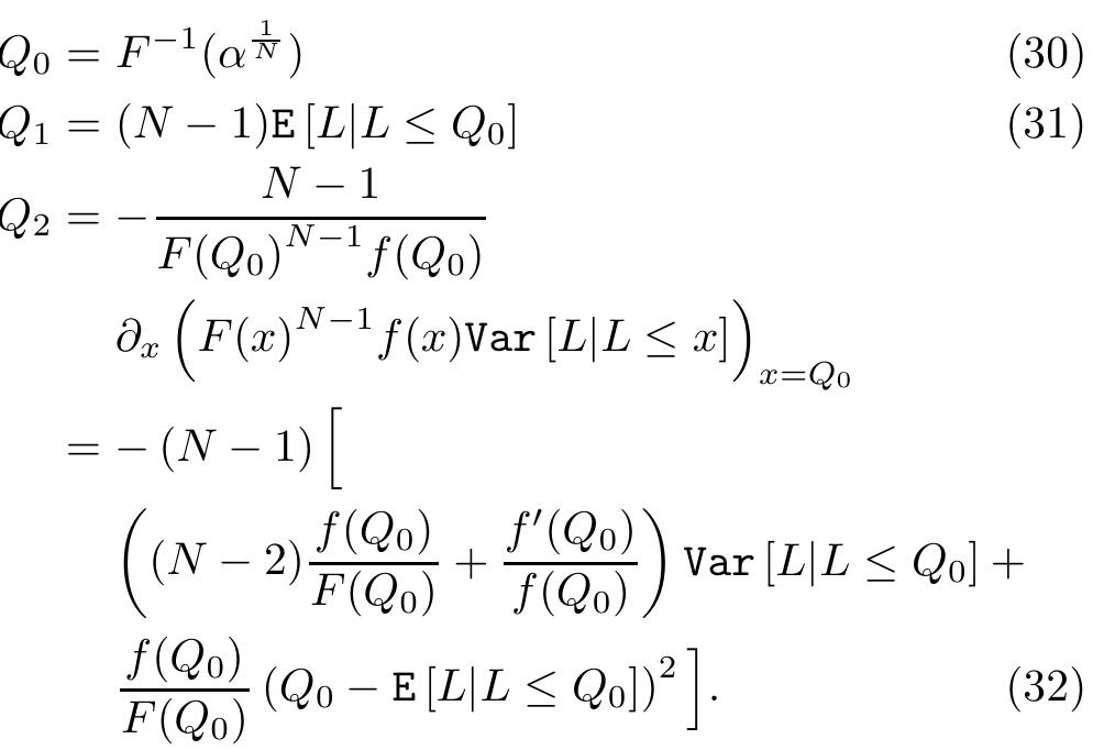 Using these relations, it is possible to derive explicit formulas for the terms in the perturbative series. In particular, the first three are  An attractive feature of this expansion is that the ap- proximation of order K depends only on the censored moments of F' of order lower or equal to K. Since they are censored, these always exist, even for distributions whose moments diverge. These expressions have been obtained for cases in which the number of terms in the sum (14) is fixed. In the next section, we derive closed- form expressions for sums with a random number of terms. 