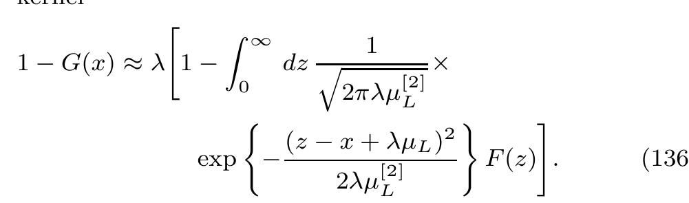 The corresponding second order approximation (m = 2) for Q, the a percentile of G is the solution of the nonlinear equa- tion 