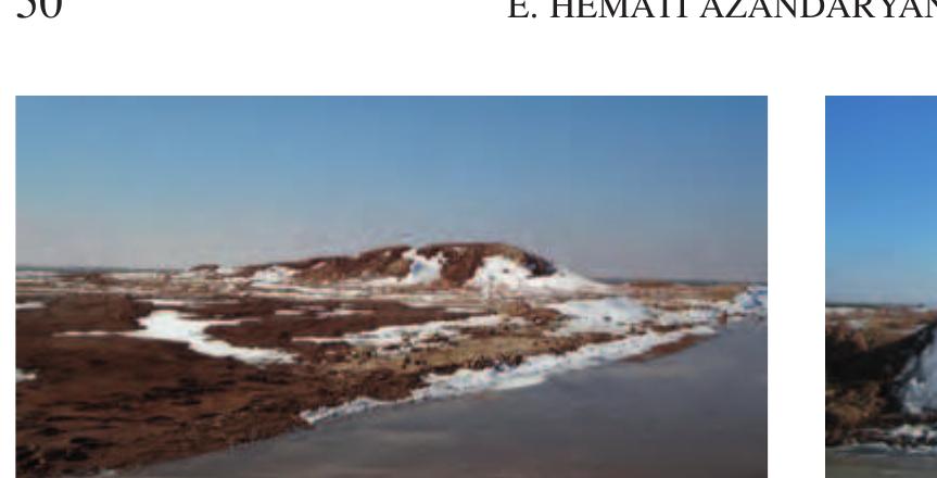 Fig. 11. Haji Khan Tepe from the north before the excavation.  Fig. 10. Haji Khan Tappeh from the ENE before the excavation. 