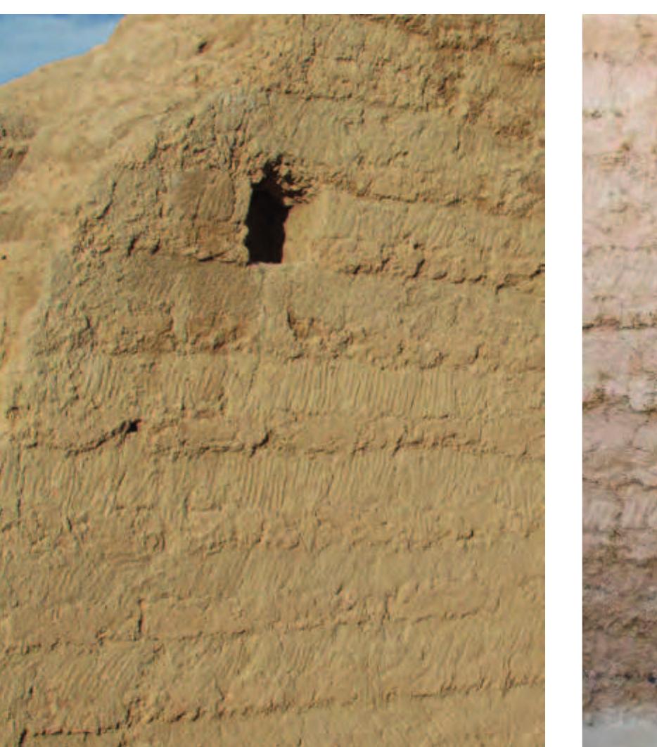 Fig. 42. The small northern niche high up on the east wall of Room 2. 