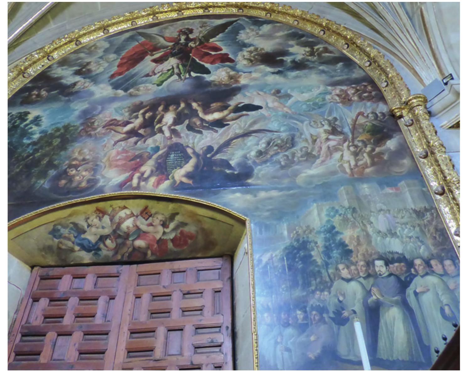 Under the saintly image of francisco solano, the city of