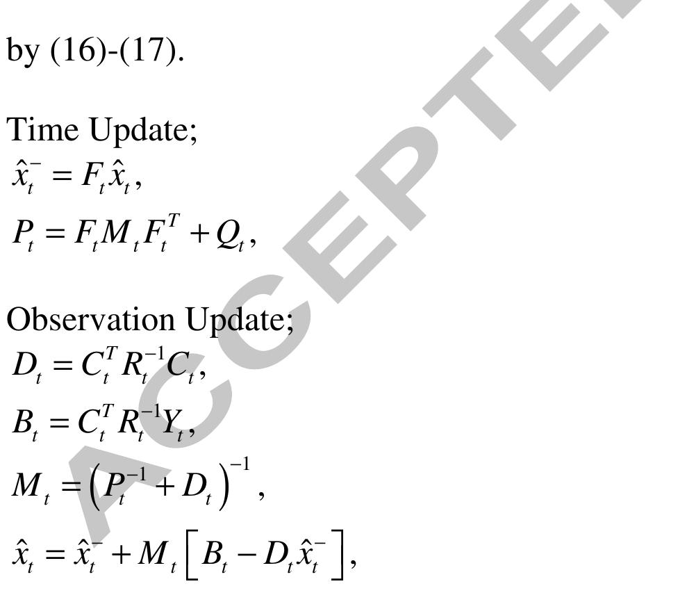 From the parallelization of the contribution terms, the mathematically equivalent fusion filter can be 