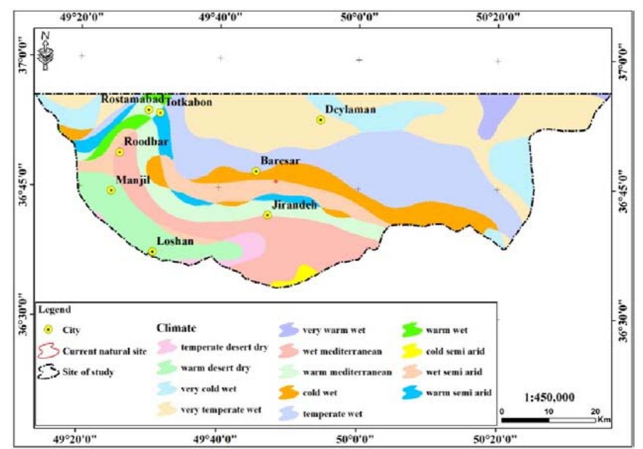 Songwe Region Climate Map.pdf —the map of the studied region’s climate overlaying of the