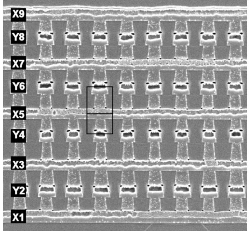 ‘ig. 2. sem cross section of memory cell array.