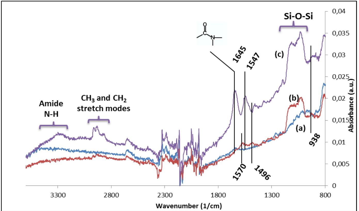 Atr-ftir spectra of sno> (a), sno2-aptes (b), and