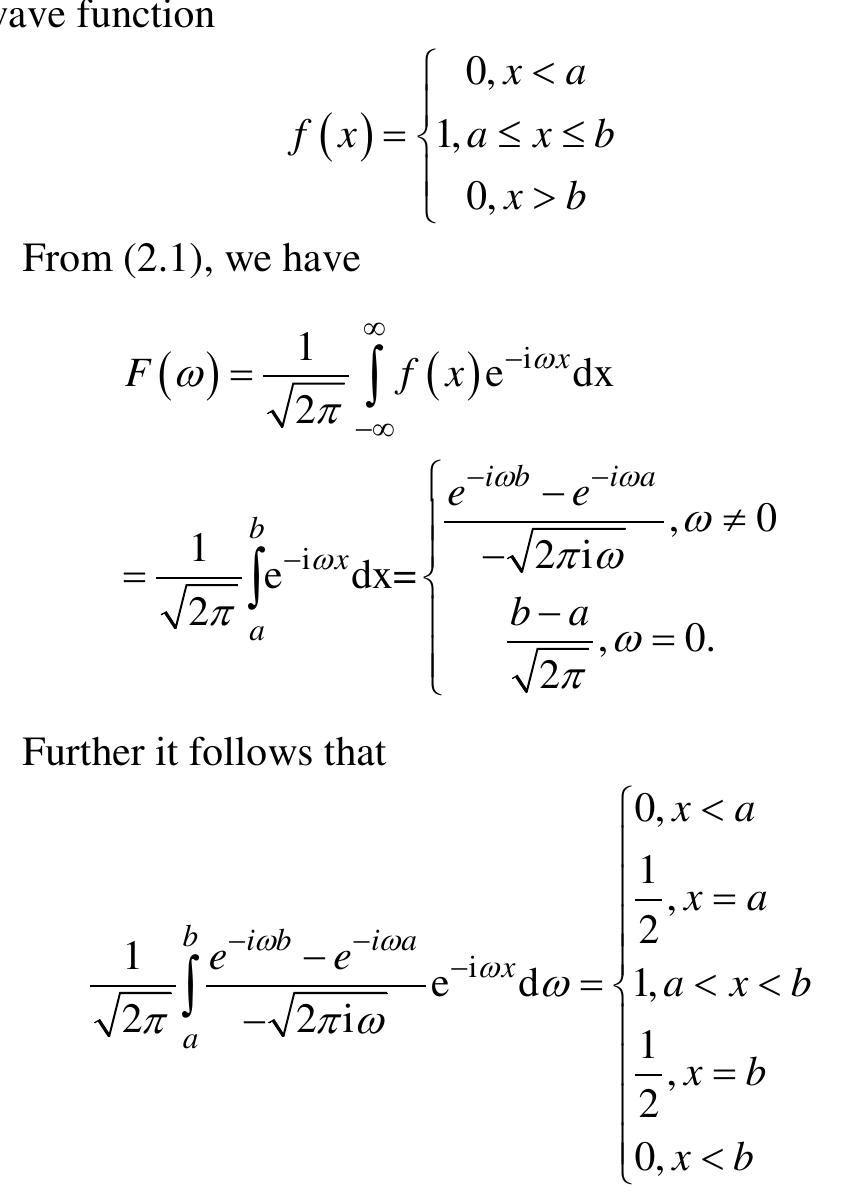 Figure 6 - from Fourier Transform Methods and Second-Order