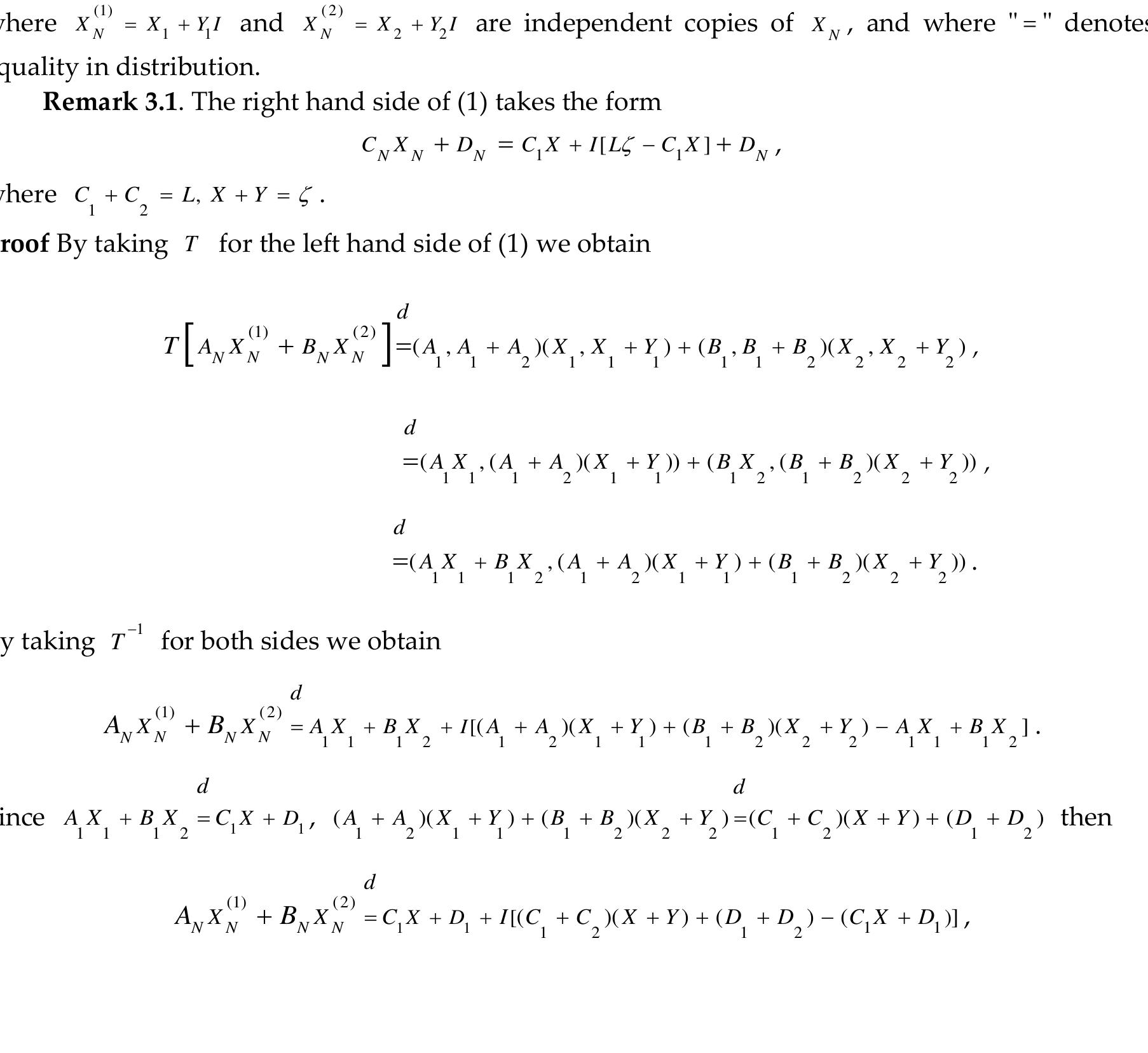 Azzam Mustafa Nouri, Omar Zeitouny and Sadeddin Alabdallah, Neutrosophic Stable Random Variables  Definition 3.1. Aneutrosophic random variable x, = x+¥ is said to have a neutrosophic  3. Neutrosophic Stable Random Variables 