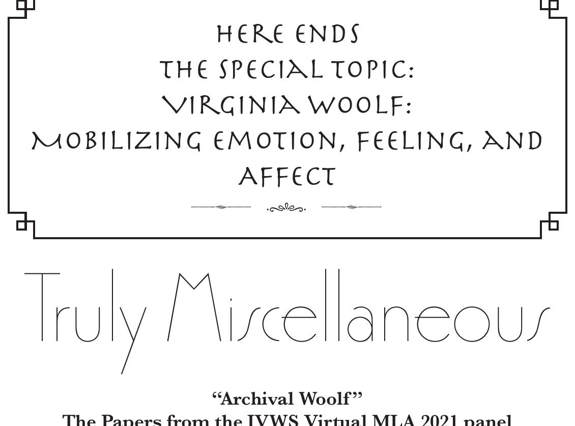 PDF) Queer Persistence: Chance Encounters and Revision in Virginia Woolf's  Mrs. Dalloway Page Proofs, image size:1130x837