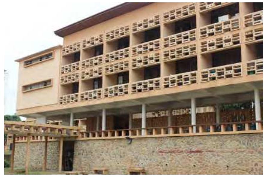 Ground floor plan of the colonial residency, calabar,