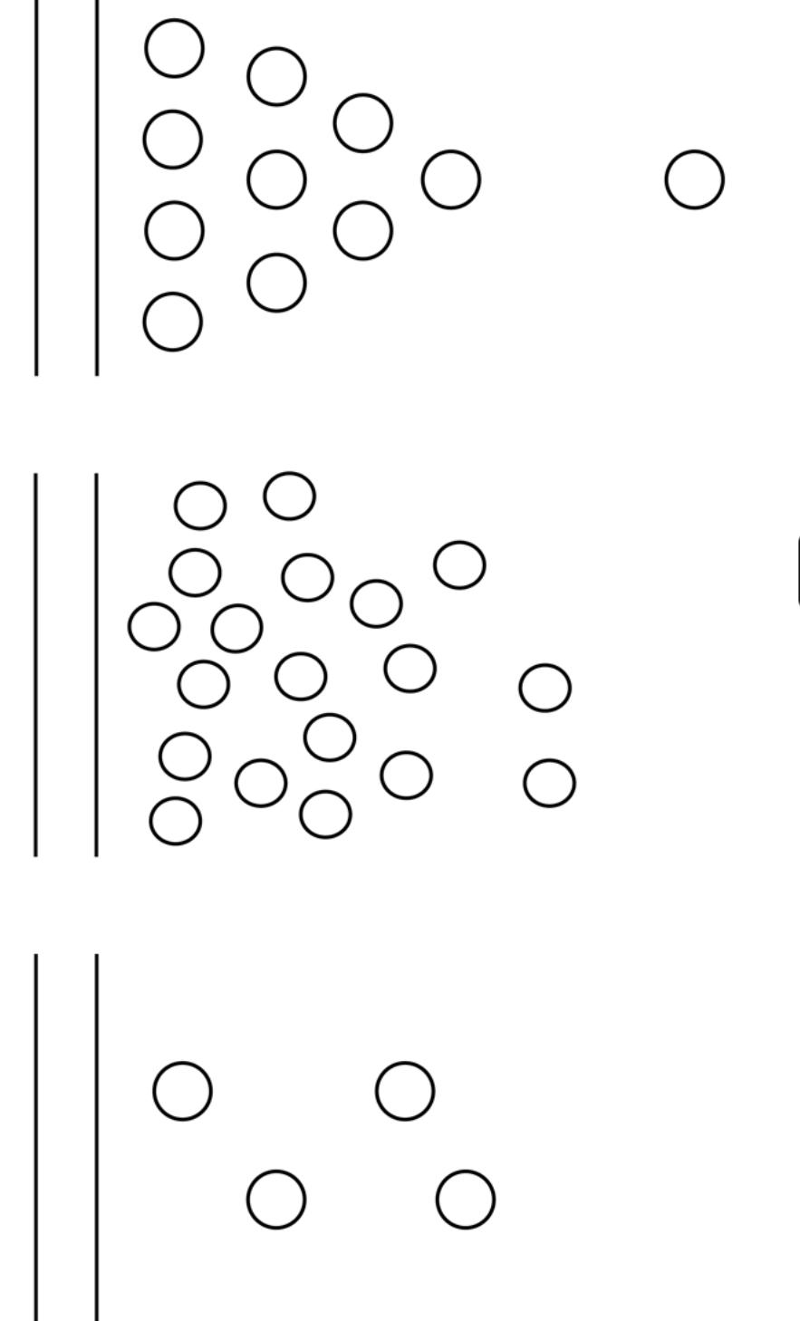 Figure 3: A schematic typology of marble lanes (Drawing: S. Courts).  providing a visual guide to the identification of marble lanes as more are discovered or identified. 