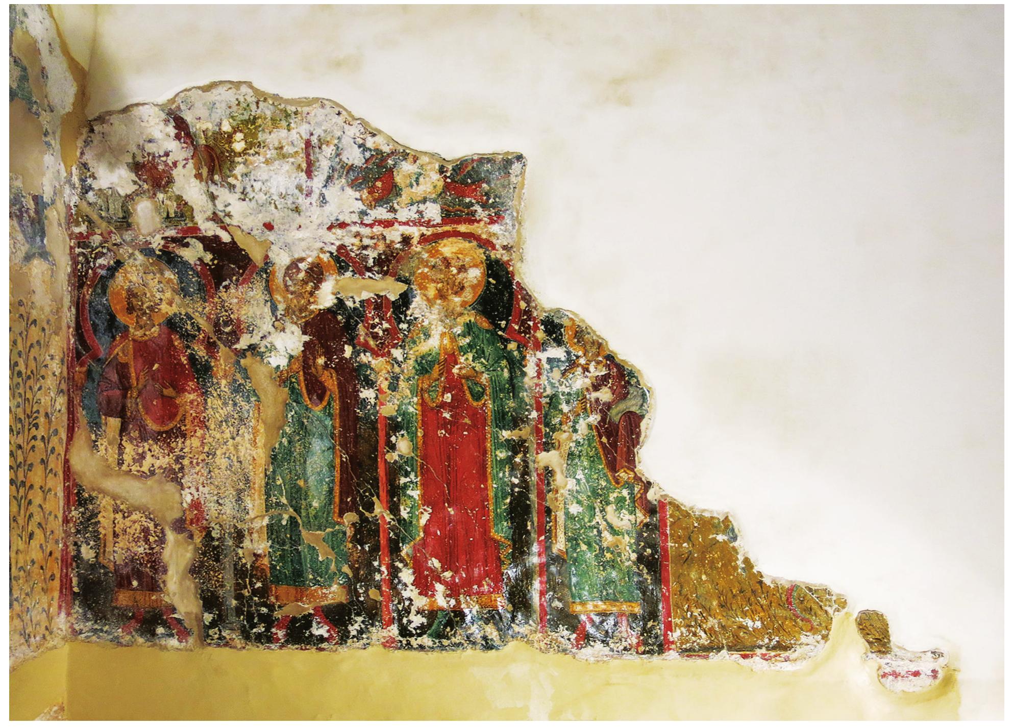 Fig. 4. Church of St. George, Vrachasi, northern wall. Photo by G. Moschove. 