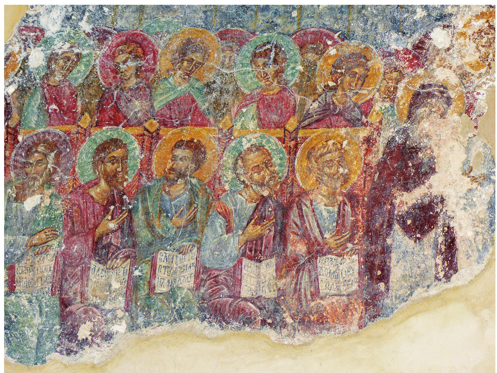 Fig. 8. Church of St. George, Vrachasi, Tribunal of the Apostles. Photo by authors. 