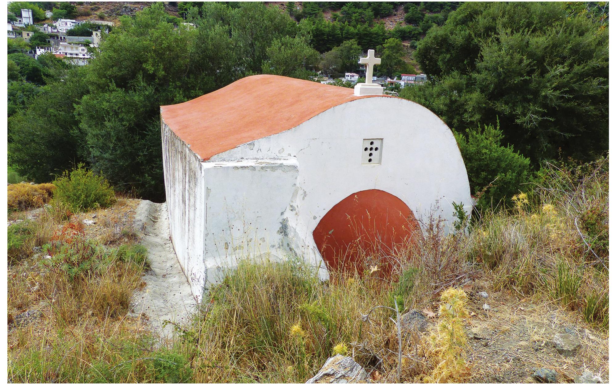 Fig.9. Church of Panagia, Kato Symi, view from the east. Photo by authors. 