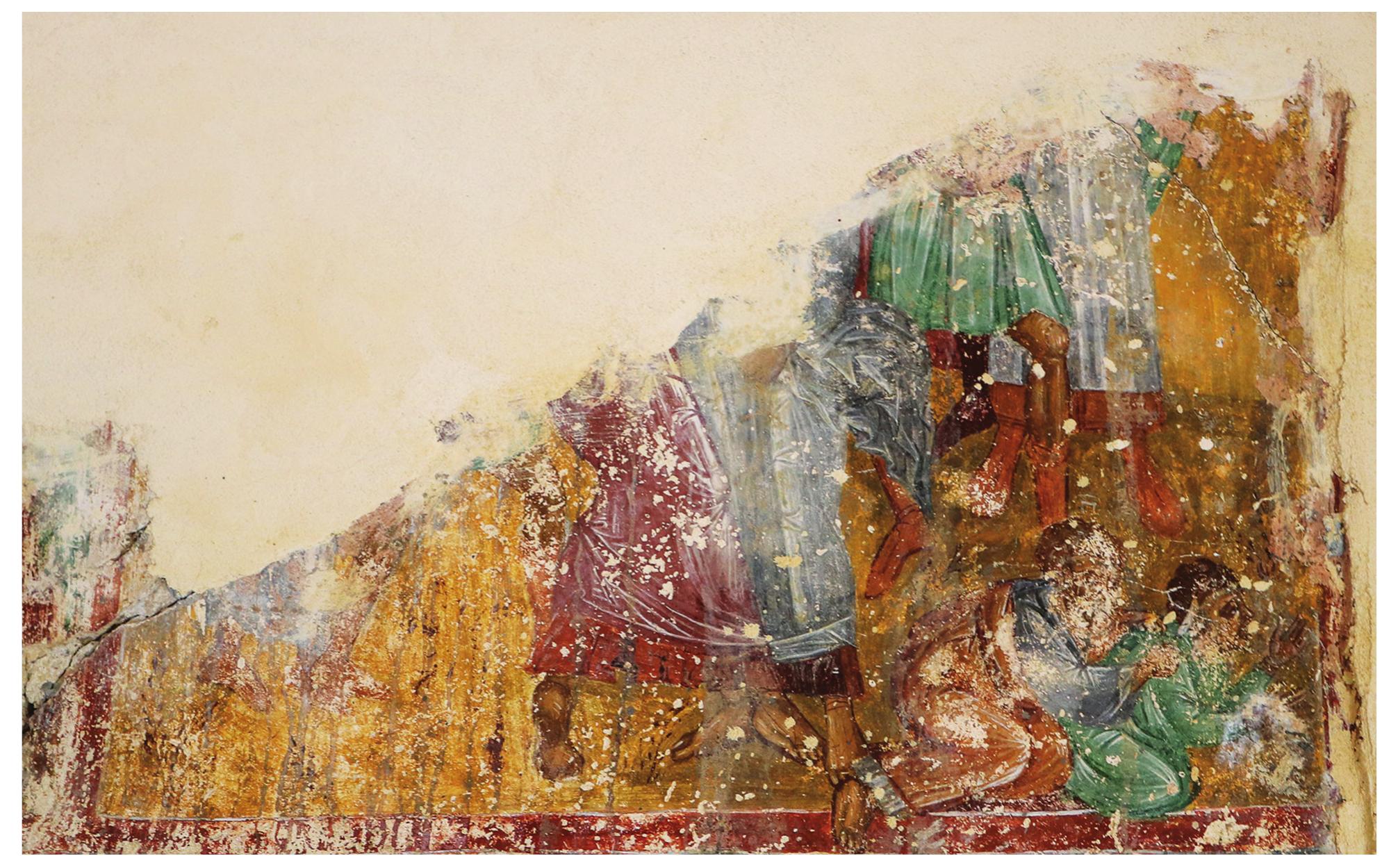 Fig. 11. Church of Panagia, Kato Symi, the Betrayal. Photo by authors. 