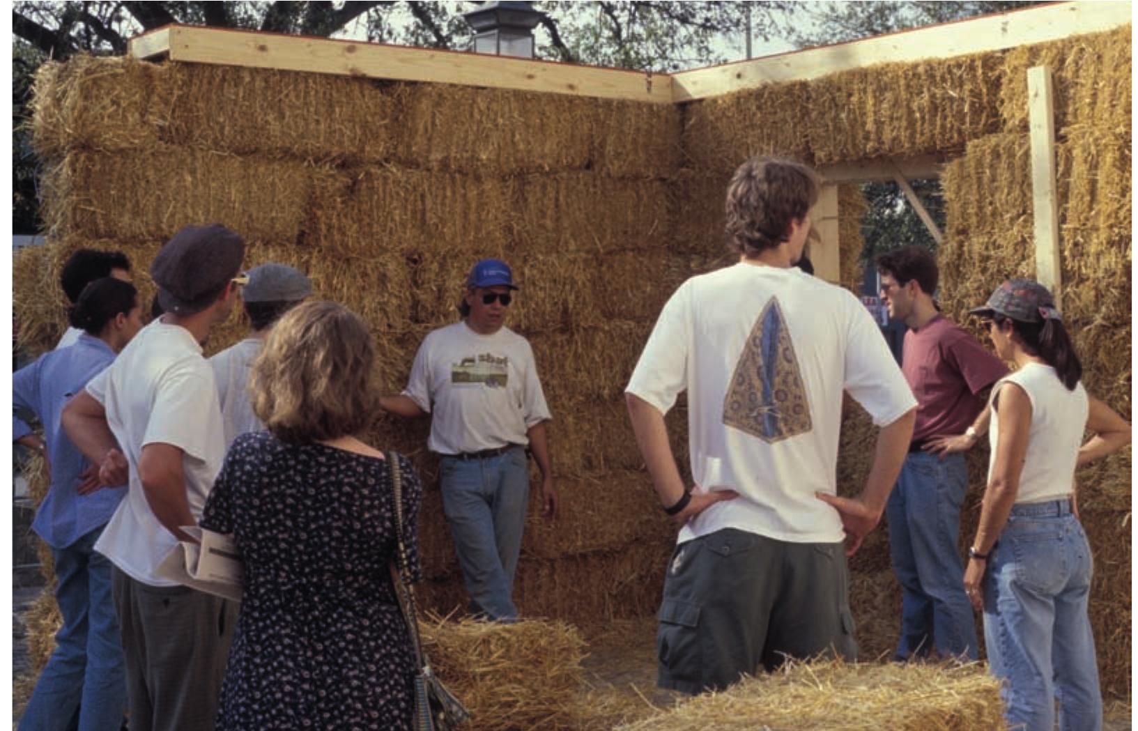 Straw-bale house construction as an example of context-bound
