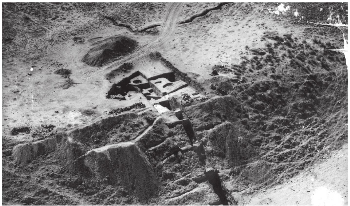 Fig. 4. Close-up of Area C, looking east. 