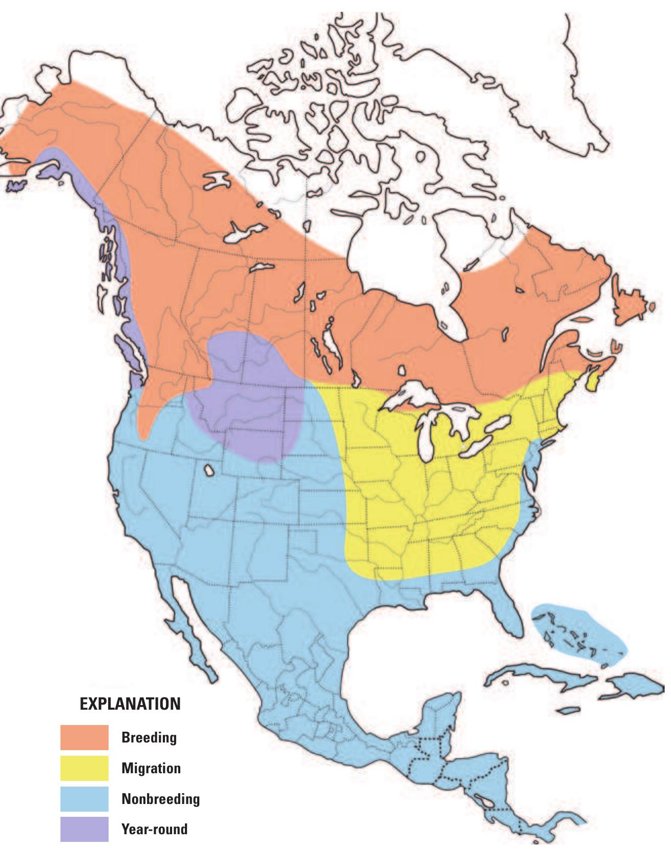 R1. the breeding, migration, nonbreeding, and year-round