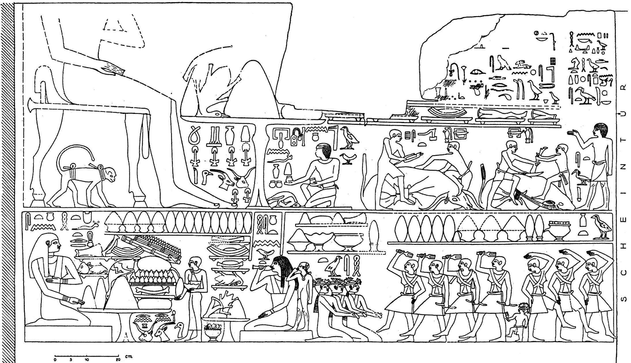 Sistra Rattle Acrobatic dancers in the tomb of kagemni at saqqara. the