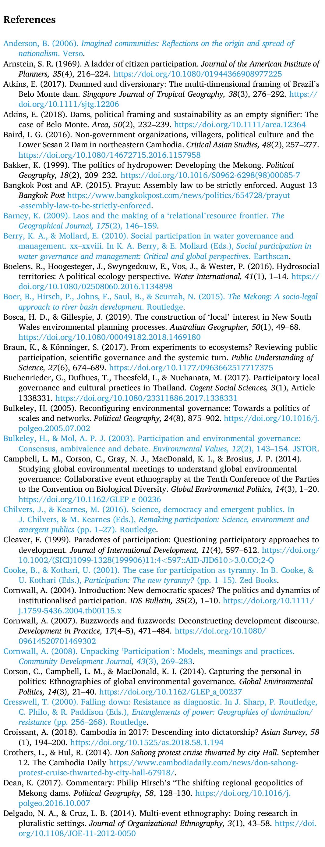 this paper would not be possible. In addition, the authors acknowledge Yikang Feng’s work in creating the map used in the paper. 