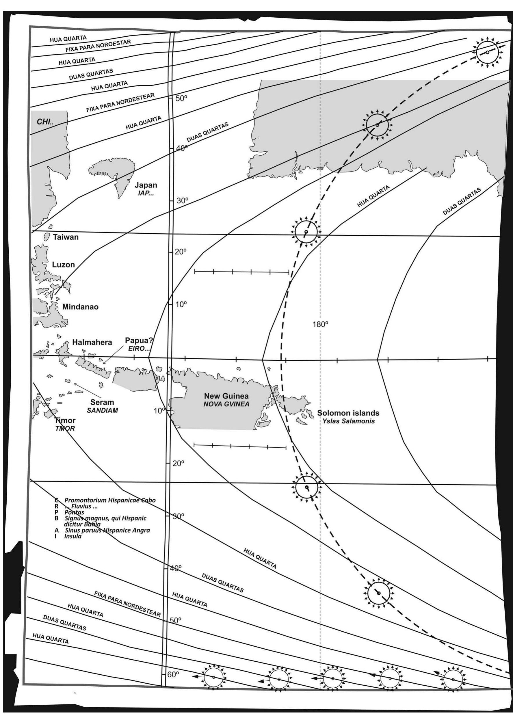 Known Chart (PDF) Luís Teixeira, c.1585: The Earliest Known Chart with Isogonic Lines