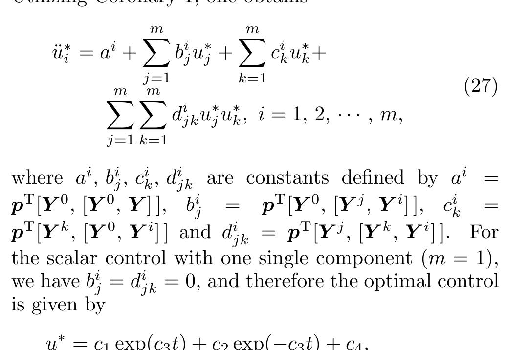 (PDF) Optimal control of quadratic functionals for affine nonlinear systems