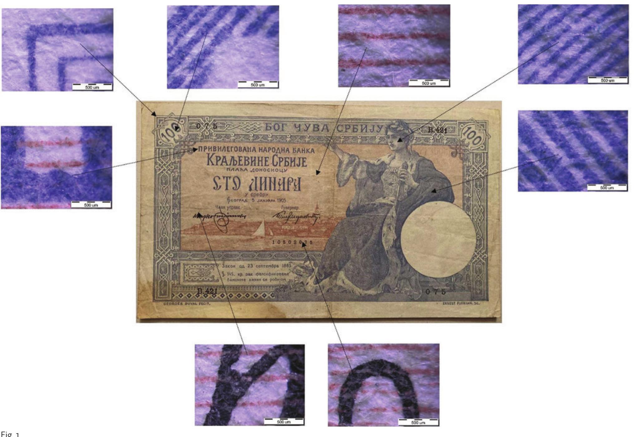 Banknote Inks (PDF) MICROSCOPIC EVALUATION OF THE SECURITY PRINTING TECHNIQUES ...