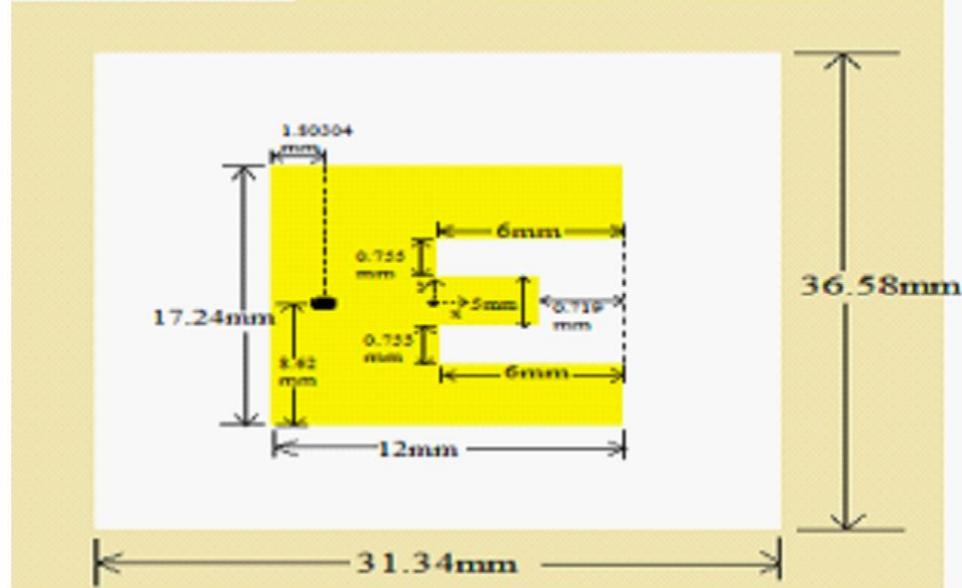 (PDF) Design and Simulation of Wideband E-Shaped Microstrip Patch Antenna