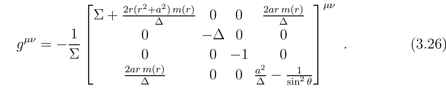 Kerr Line Element (PDF) The eye of the storm: a regular Kerr black hole