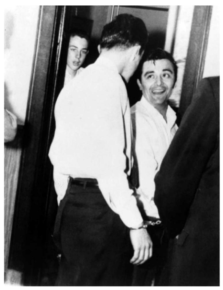 Perry smith and richard hickock leaving the courtroom after