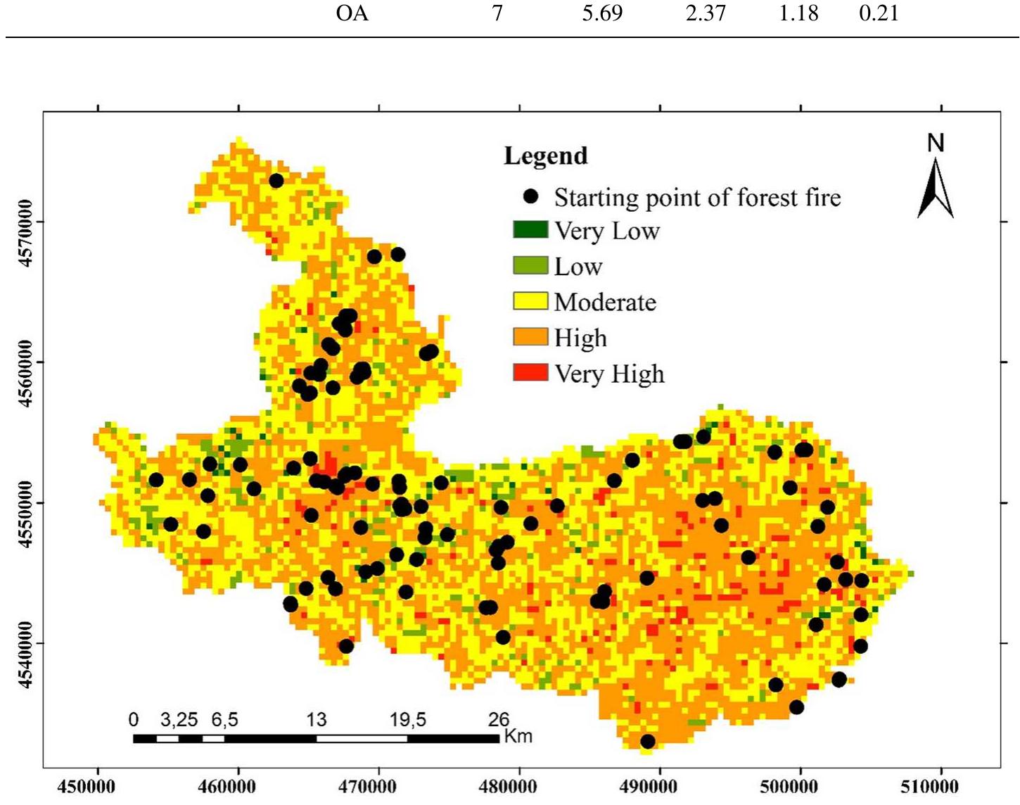 (PDF) Producing forest fire susceptibility map via multi-criteria ...
