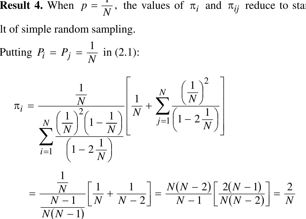 Uneven Probability Example (PDF) A New Procedure for Selecting a Sample with Unequal Probability ...