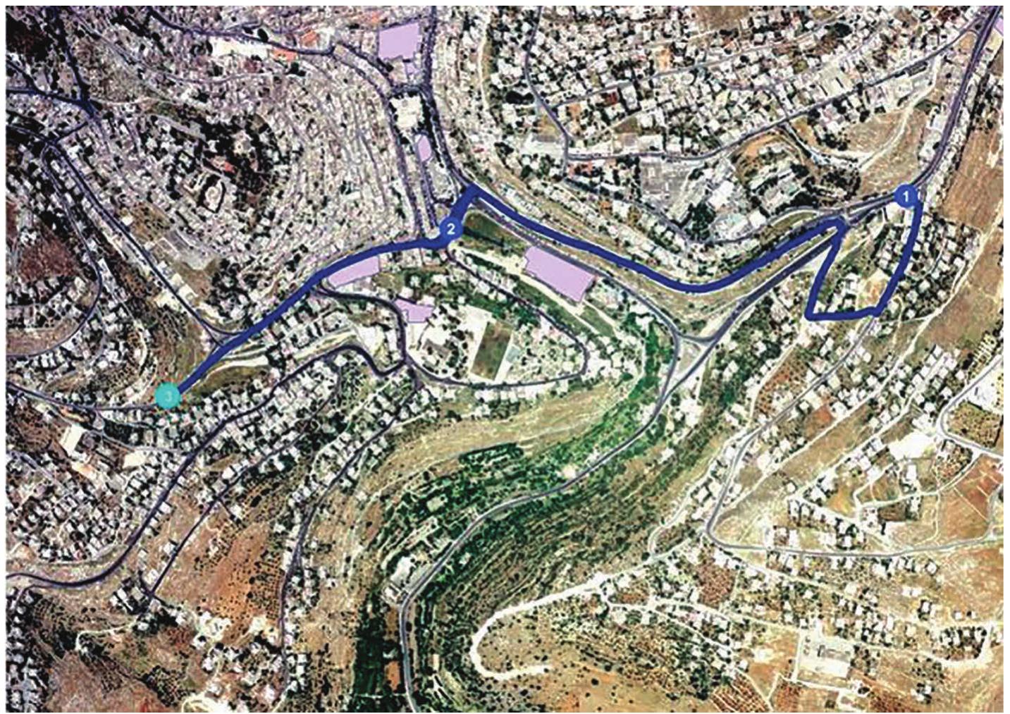 Ficuree 24: the shortest-time route for multiple locations.