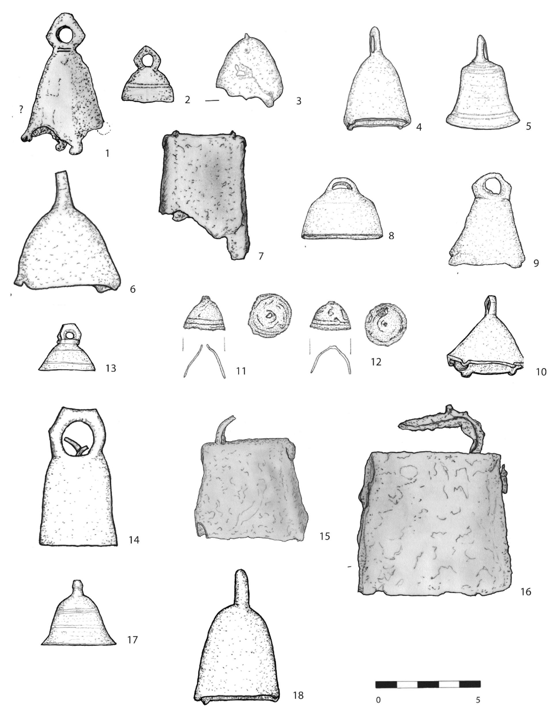 e 7: Bells from Vindobona. Military camp: 1 - 3/Judenplatz; 4 -5 Am Hof; 6 - 7/Bauernmarkt; canabae legionis: 8 - 9/Michaelerplatz; Freyung; 11 - 12/Stallburg; civil town: 13/Rennweg 14; 14 - 16/Rennweg 44; 17/Favoritenstrake; 18/Gutheil-Schodergasse 17. Design: B.M. Pomberger. 