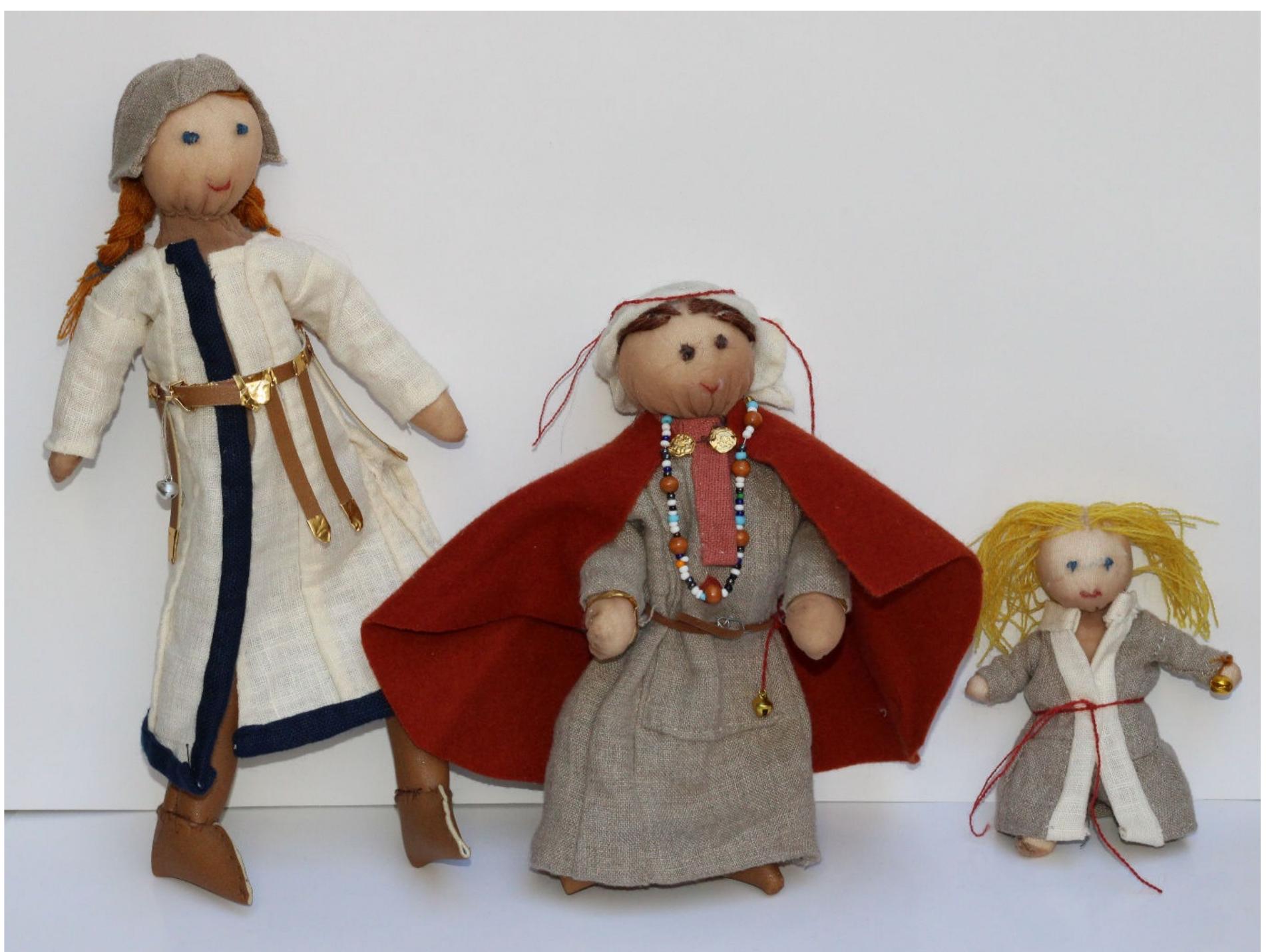 Figure 16: Avar costumes with pellet bells. Reconstruction: K. Saunderson. Photo: B.M. Pomberger. 