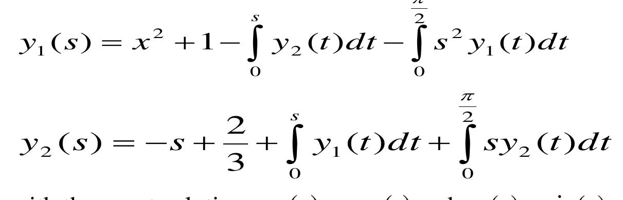 (PDF) Solving a system of Volterra-Fredholm integral equation of the ...