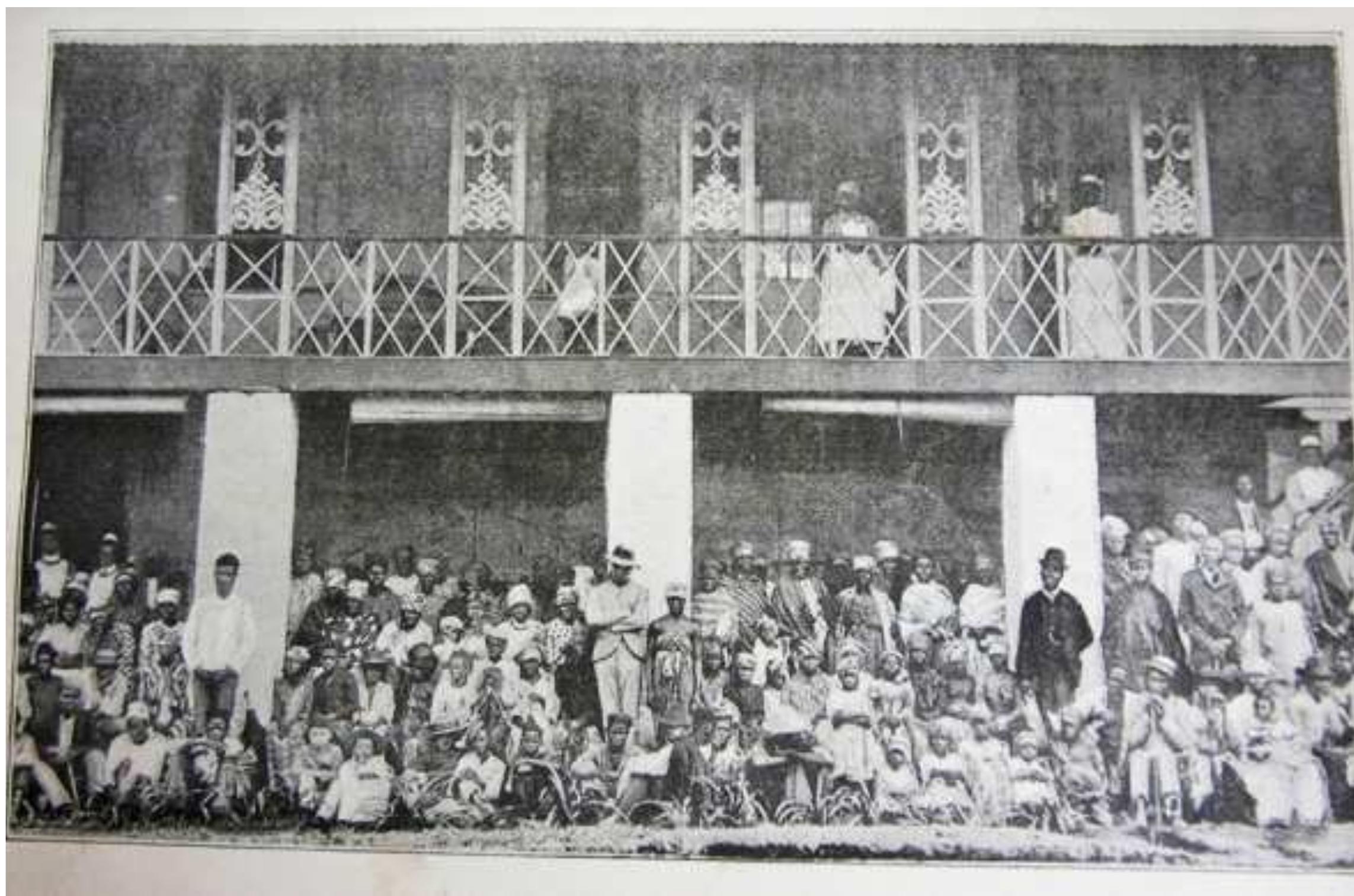Figure 7 Patients and Staff outside Princess Christian Hospital Sierra Leone, 1893 