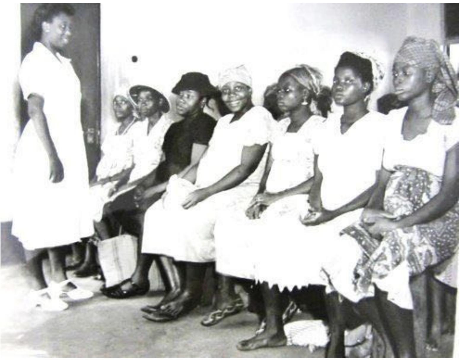 Figure 11 Miss Macauley, Senior Health Visitor  The process of imbrication was quite advanced in Figure 11. The British missionary 