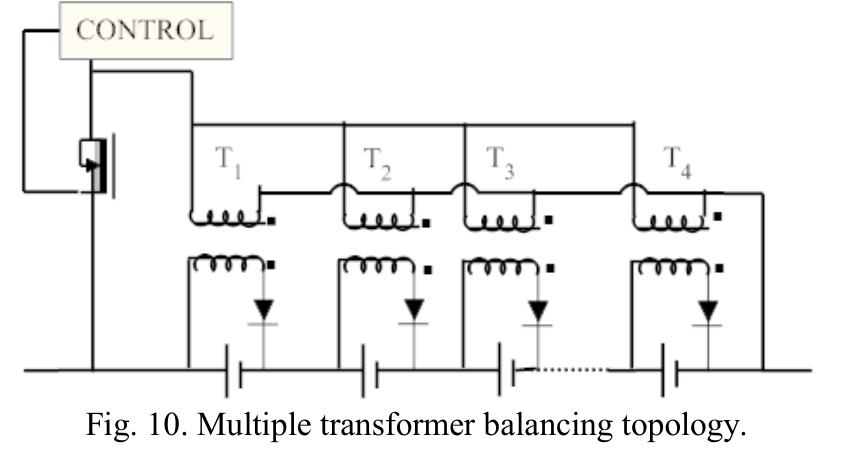 Second topology, the multiple transformer balancing as in