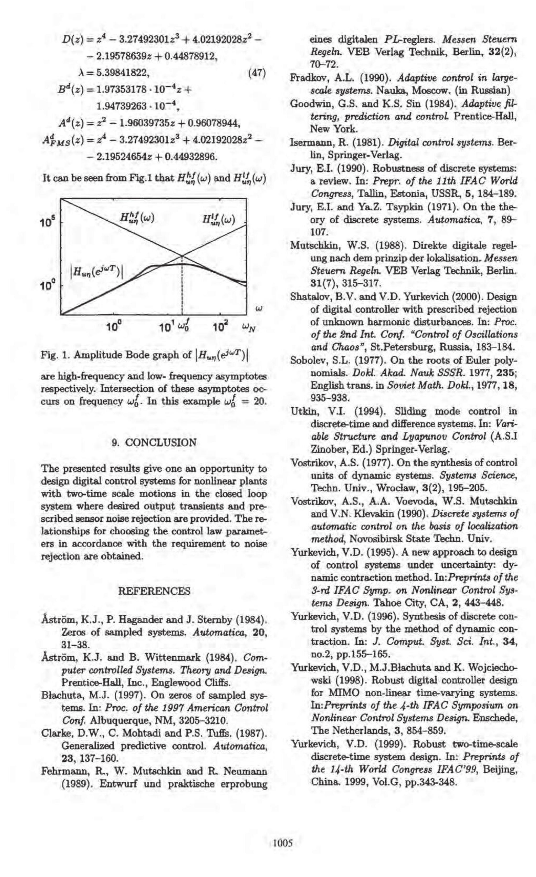 Figure 1 - Design of Digital Two-Time-Scale Control Systems