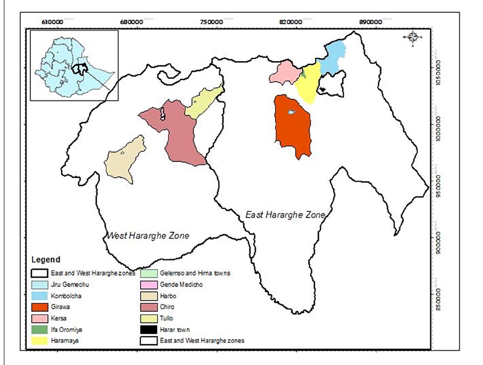 Hararge Map (PDF) Life Trajectories and Changing Patterns of Marginalization Among ...