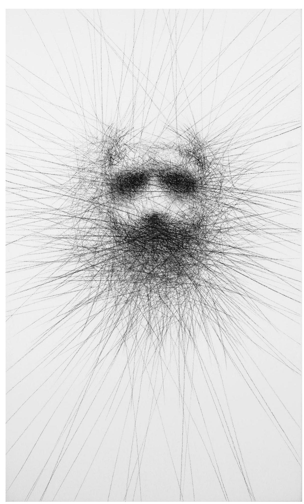 REPAIR AND THE IRREPARABLE IN CONTEMPORARY ABORIGINAL ART  Figure 1.1. Vernon Ah Kee, Unwritten #9 2008, charcoal on canvas, 150 x 90 cn Collection of the Art Gallery of New South Wales. Image courtesy the artist and Milani Gallery, Brisbane. 