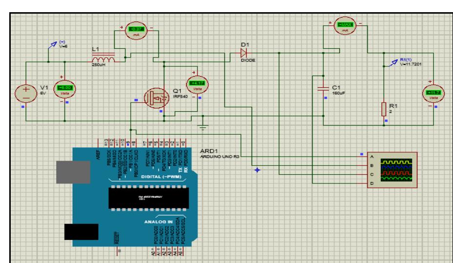 Arduino R3 Pwm Schematic of the arduino uno r3 produces pwm pulse