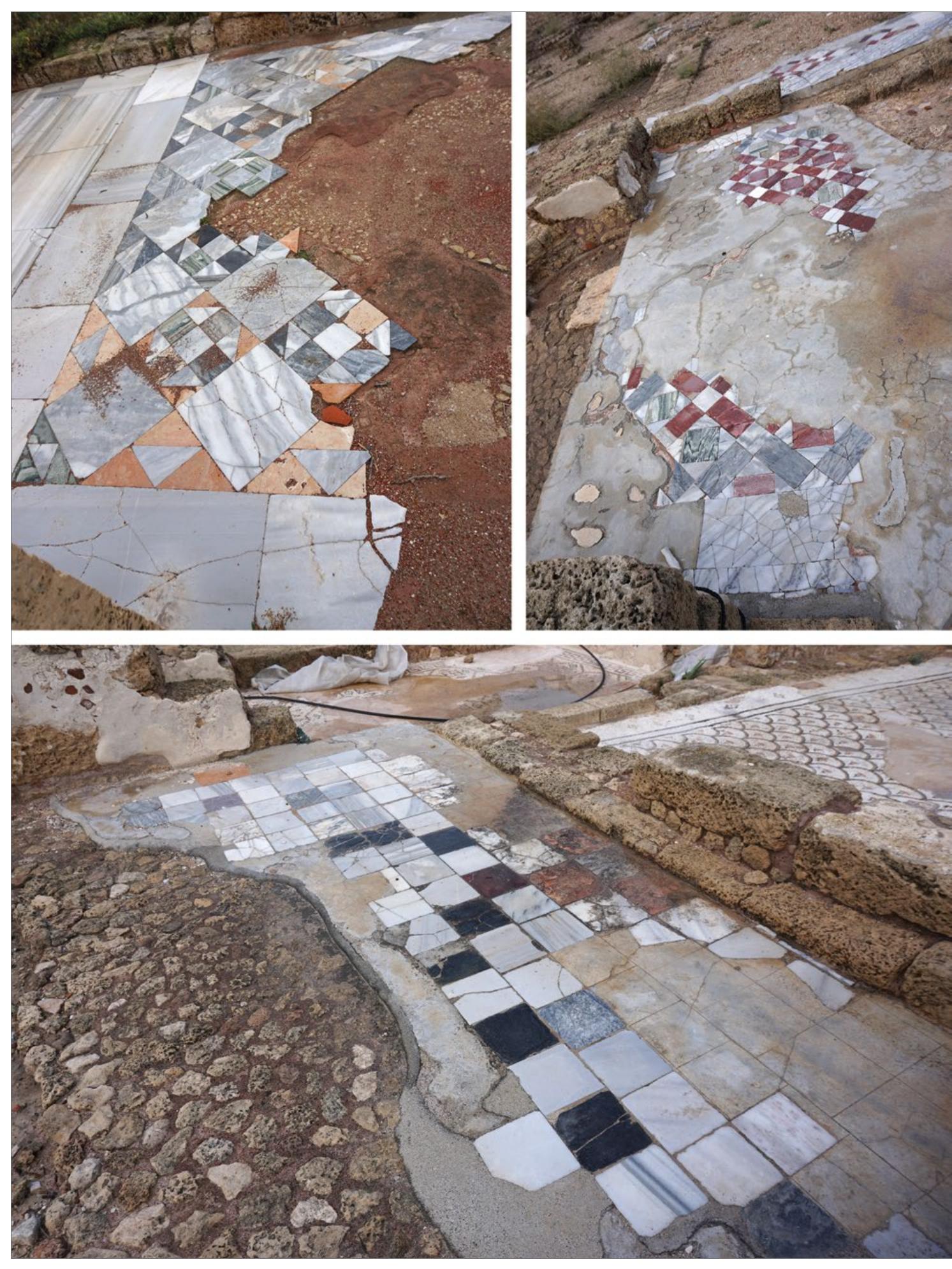Opus Sectile Pattern Insula w2s4 mansion, opus sectile pavements (photos p.