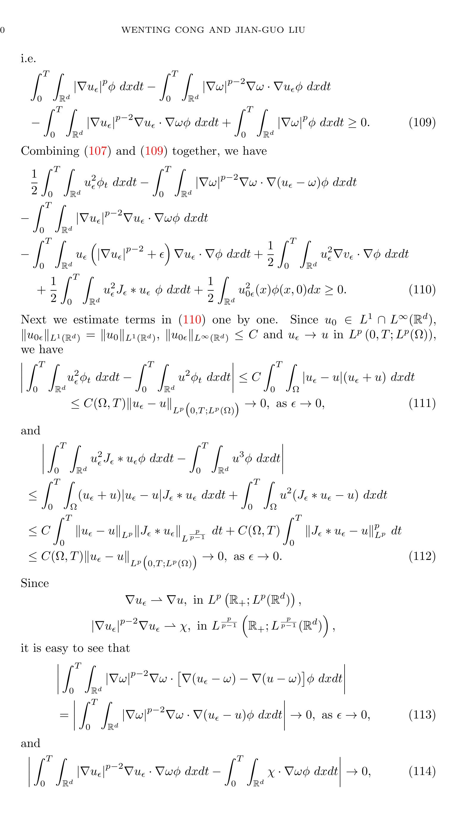 (PDF) A degenerate $p$-Laplacian Keller-Segel model
