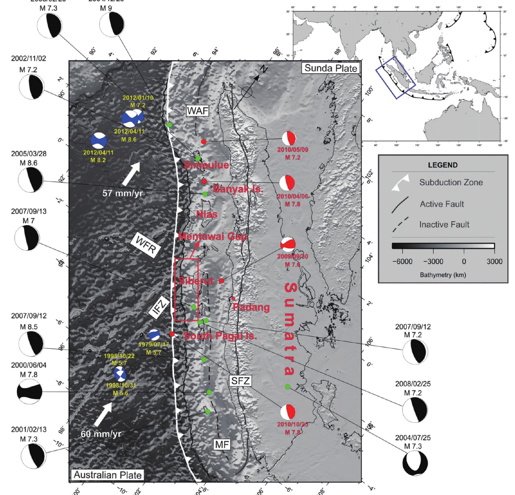 Sumatra Ridge (PDF) A study of large earthquake sequences in the Sumatra subduction ...