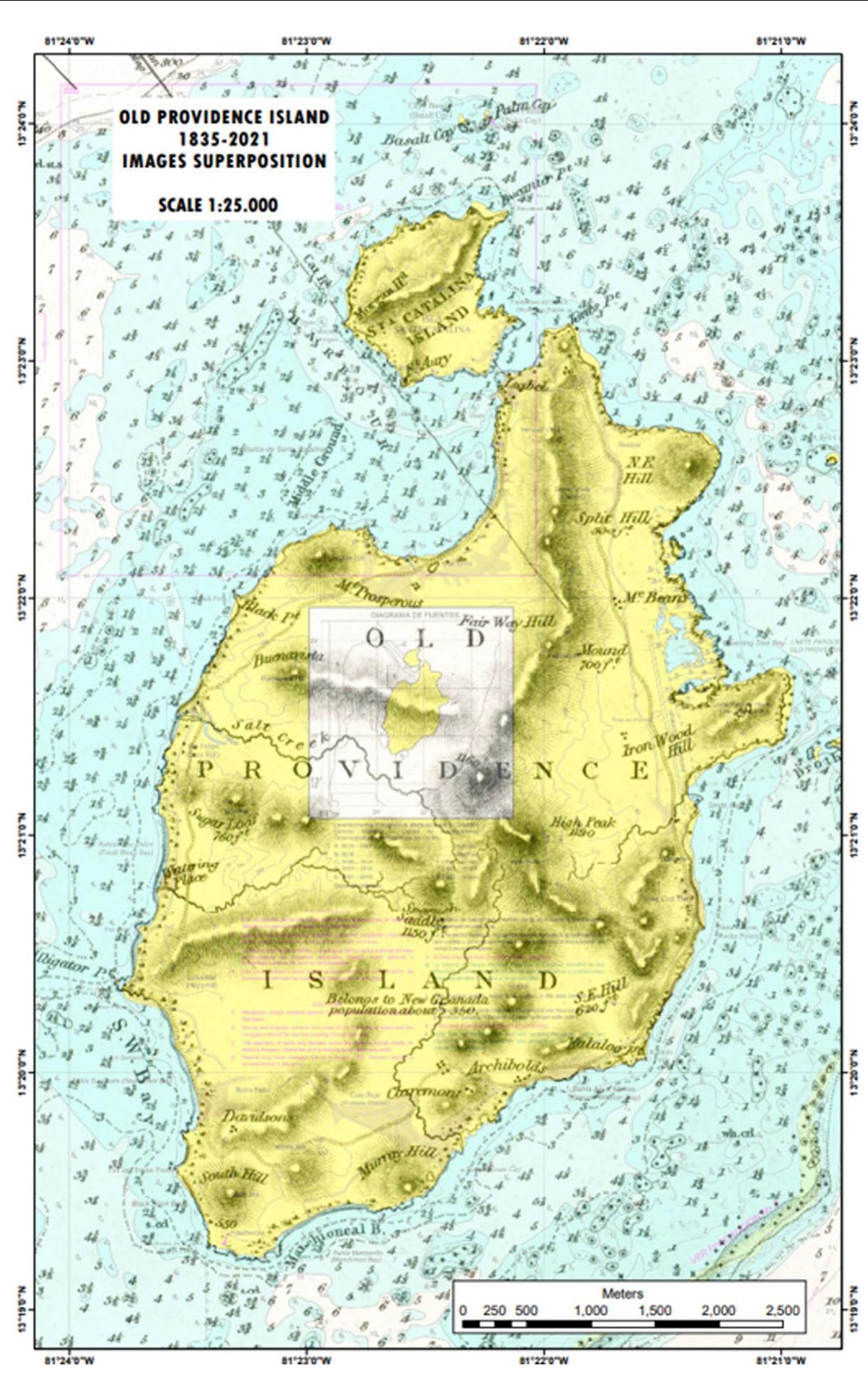 Georeferencing was conducted using chart col 21] (dimar)